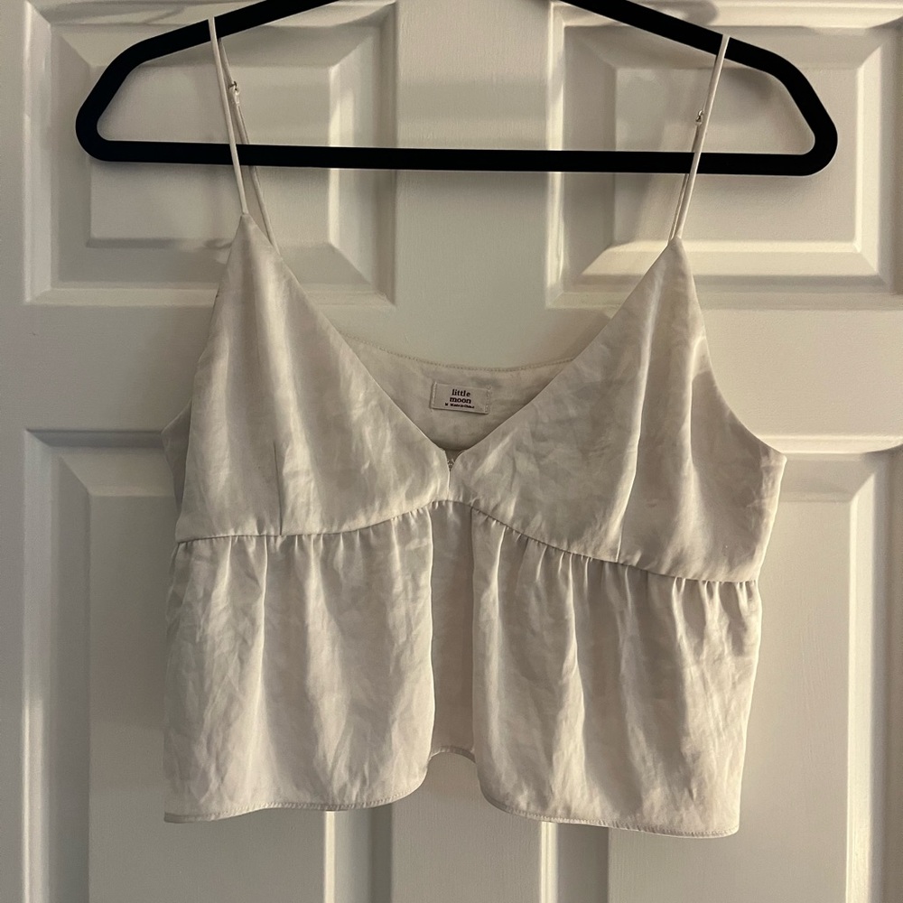 Satin tank top